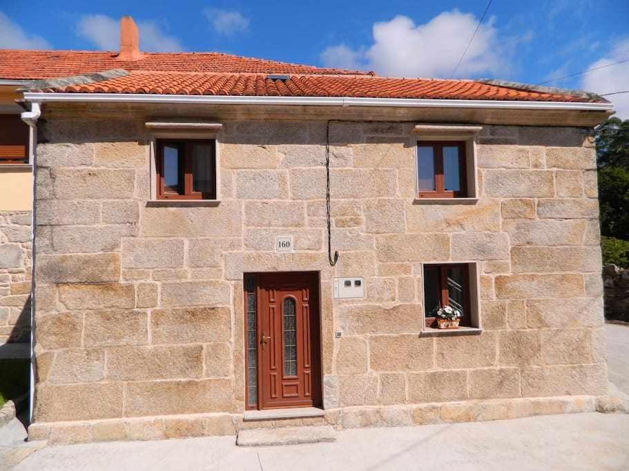 Casa Cuadrantecasa De Piedra En Playa De Carnota Villa Pedrafigueira Exterior photo