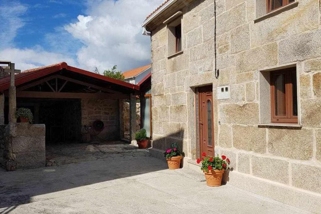 Casa Cuadrantecasa De Piedra En Playa De Carnota Villa Pedrafigueira Exterior photo
